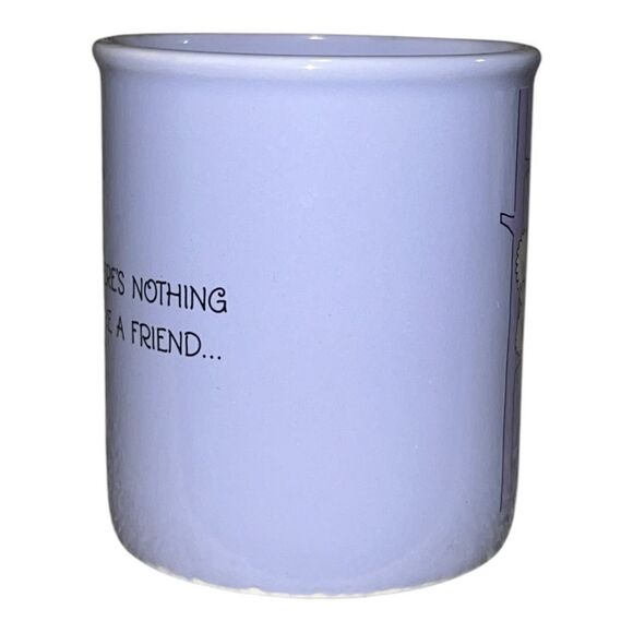 Hallmark Vintage There’s Nothing Like a Friend Coffee Mug Lavender EUC - Picture 4 of 6